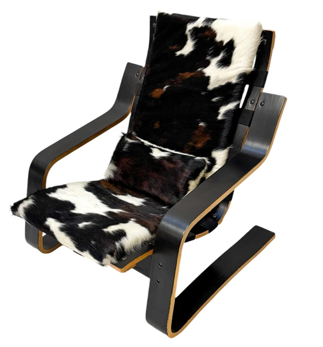 Mid-Century Modern Sculptural Plywood Lounge Chair, The Netherlands 1970s